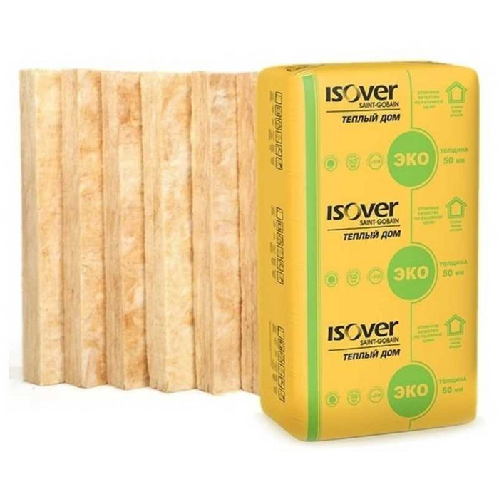 Утеплитель Isover Изовер Тёплый Дом Плита 50х610х1170 в Кореновске